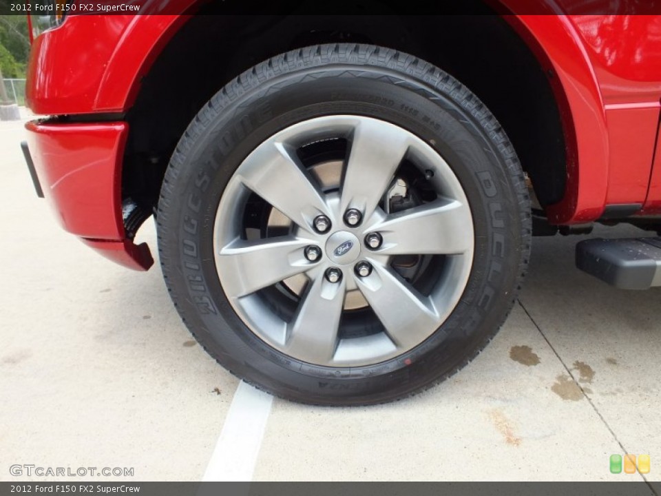 2012 Ford F150 FX2 SuperCrew Wheel and Tire Photo #67753196