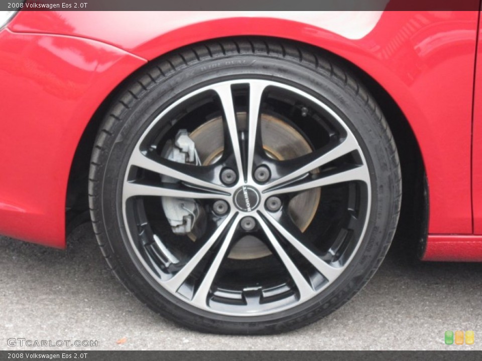 2008 Volkswagen Eos 2.0T Wheel and Tire Photo #67760387
