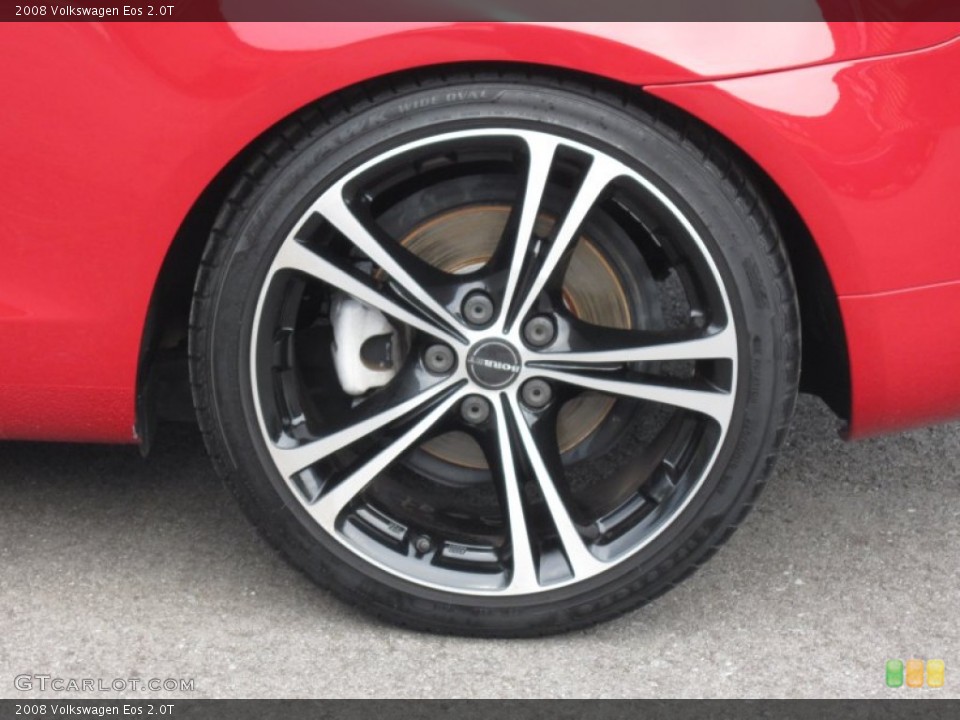 2008 Volkswagen Eos 2.0T Wheel and Tire Photo #67760396
