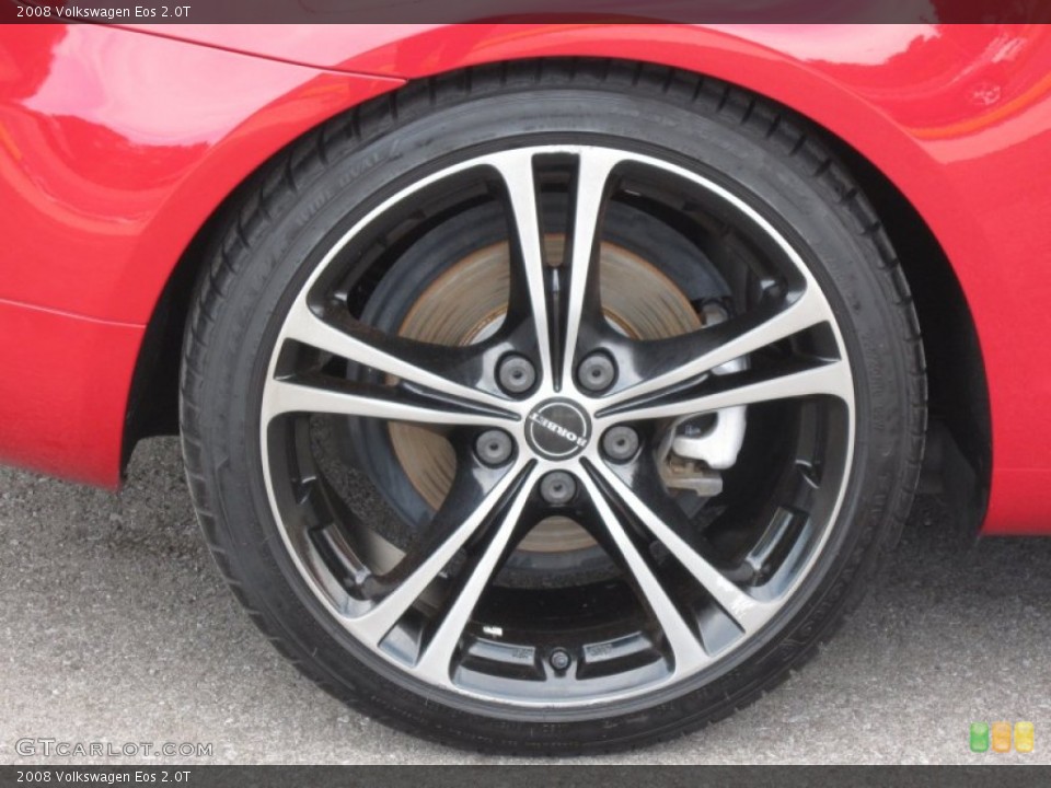 2008 Volkswagen Eos 2.0T Wheel and Tire Photo #67760405