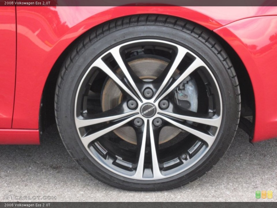2008 Volkswagen Eos 2.0T Wheel and Tire Photo #67760414