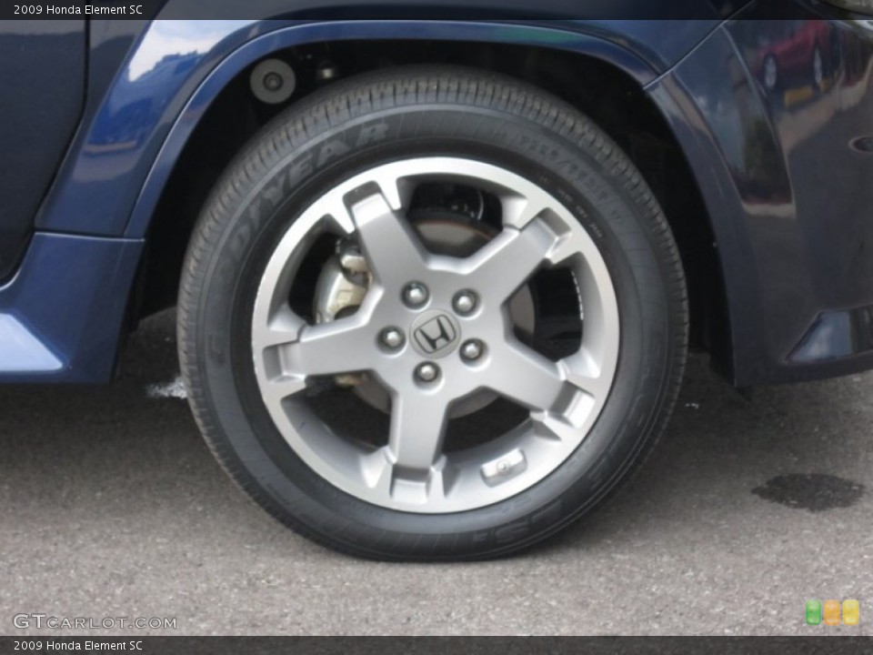 2009 Honda Element SC Wheel and Tire Photo #67760885