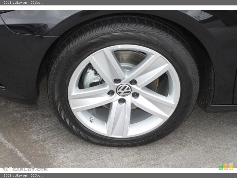 2013 Volkswagen CC Sport Wheel and Tire Photo #67765247