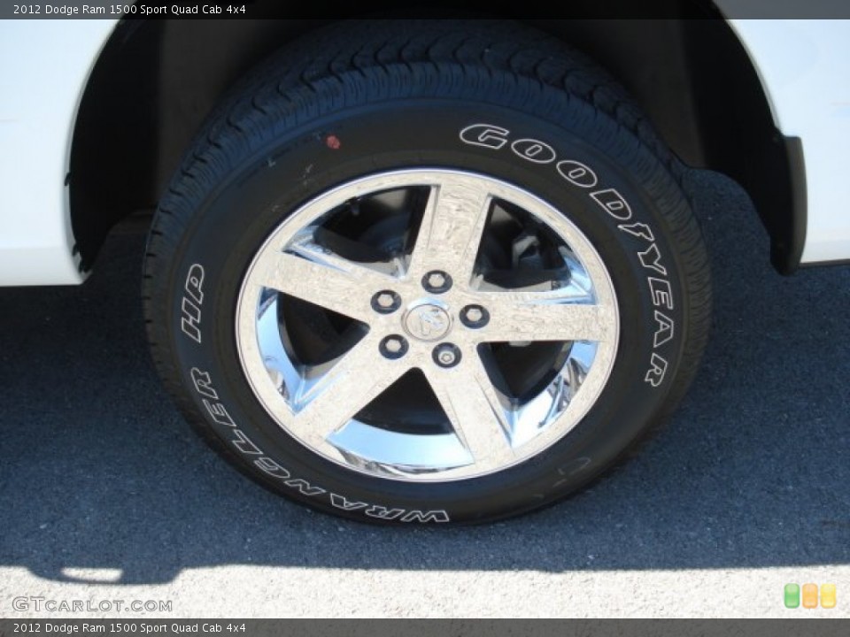 2012 Dodge Ram 1500 Sport Quad Cab 4x4 Wheel and Tire Photo #67771350