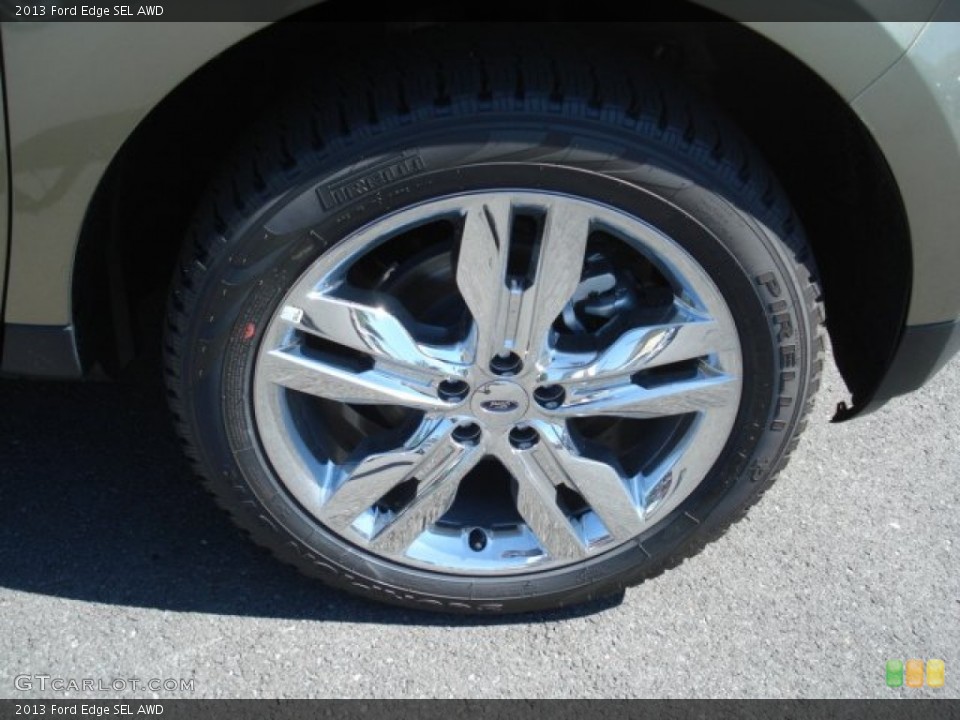 2013 Ford Edge SEL AWD Wheel and Tire Photo #67772229
