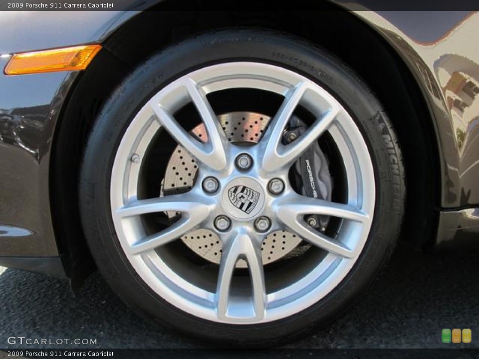 2009 Porsche 911 Carrera Cabriolet Wheel and Tire Photo #67776243