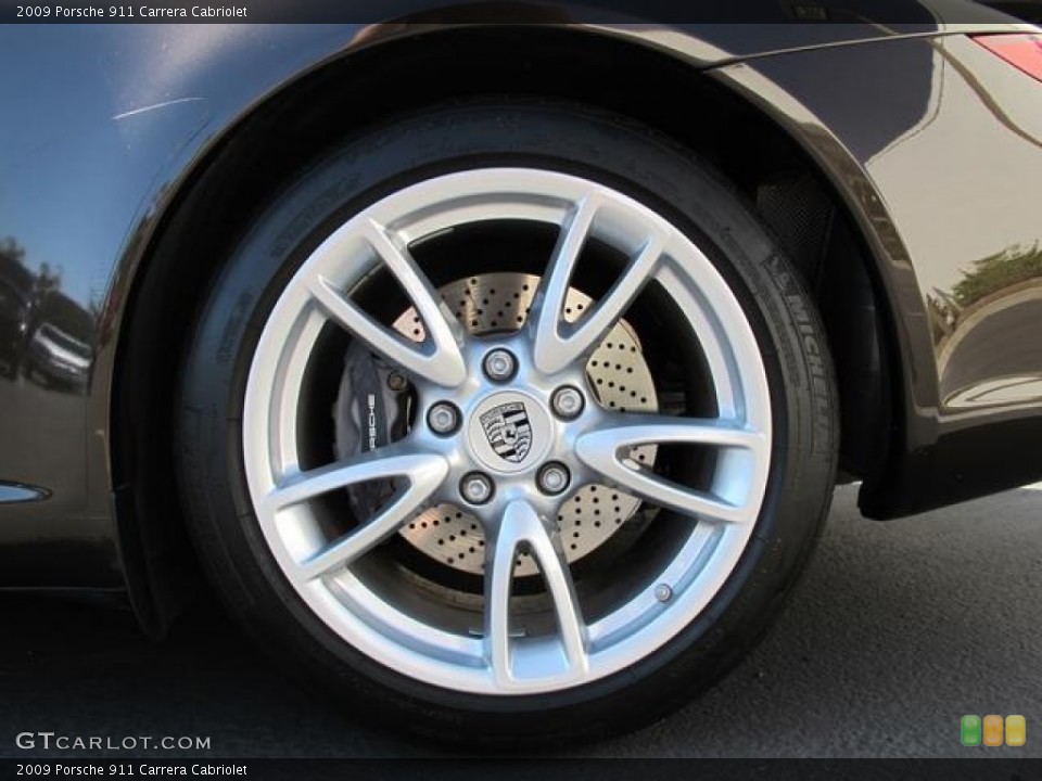 2009 Porsche 911 Carrera Cabriolet Wheel and Tire Photo #67776246