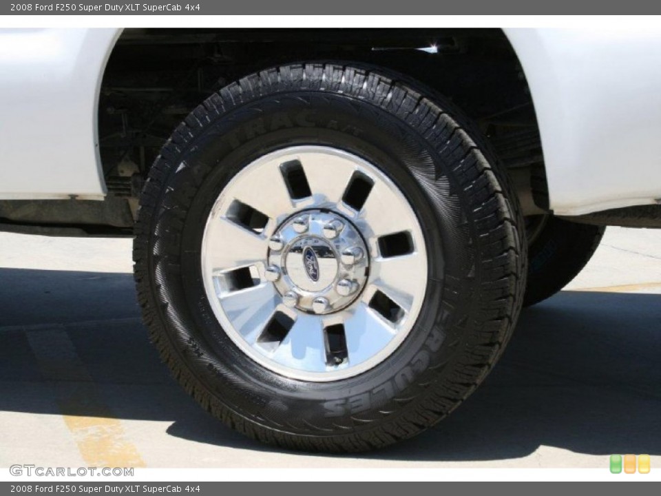 2008 Ford F250 Super Duty XLT SuperCab 4x4 Wheel and Tire Photo #67779108