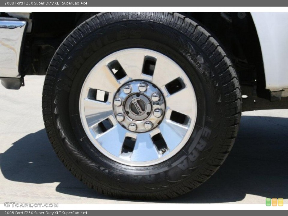 2008 Ford F250 Super Duty XLT SuperCab 4x4 Wheel and Tire Photo #67779115