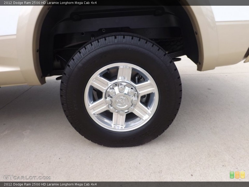 2012 Dodge Ram 2500 HD Laramie Longhorn Mega Cab 4x4 Wheel and Tire Photo #67779732