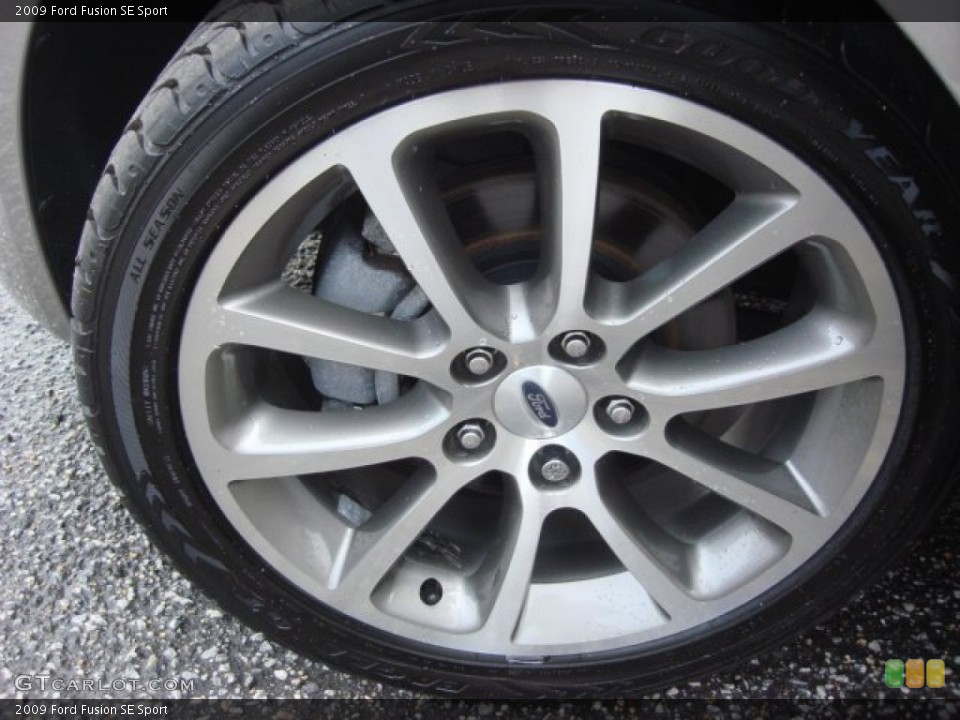 2009 Ford Fusion SE Sport Wheel and Tire Photo #67787700