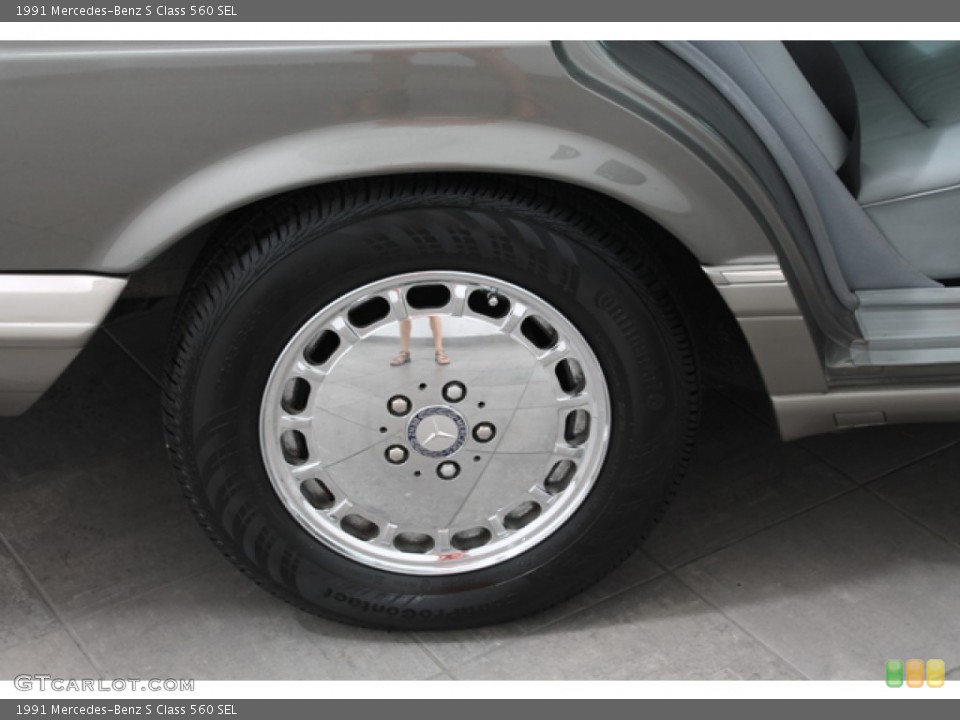 1991 Mercedes-Benz S Class 560 SEL Wheel and Tire Photo #67793307