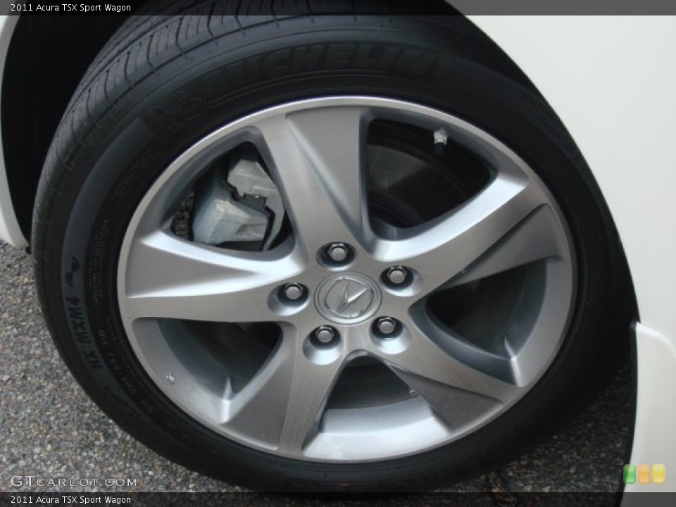 2011 Acura TSX Sport Wagon Wheel and Tire Photo #67798946