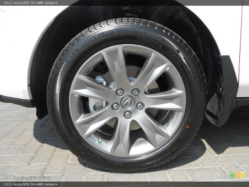 2012 Acura MDX SH-AWD Advance Wheel and Tire Photo #67802994