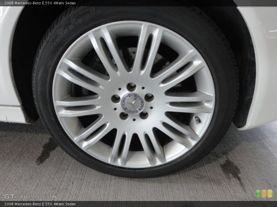 2008 Mercedes-Benz E 550 4Matic Sedan Wheel and Tire Photo #67807173