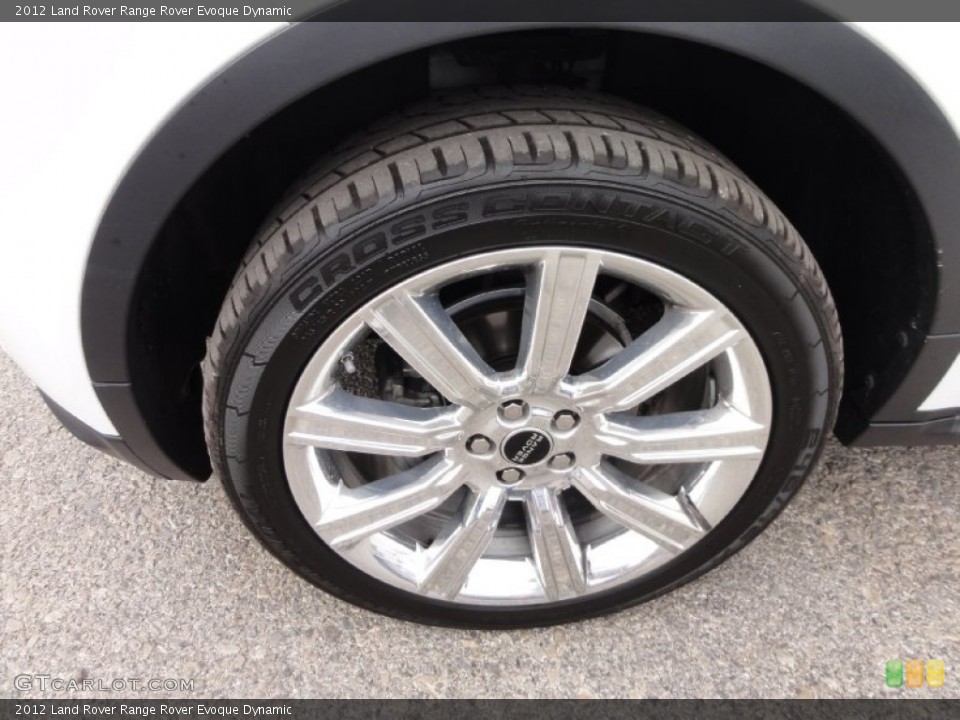 2012 Land Rover Range Rover Evoque Dynamic Wheel and Tire Photo #67810182