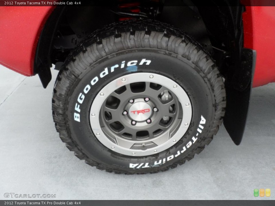 2012 Toyota Tacoma TX Pro Double Cab 4x4 Wheel and Tire Photo #67811811