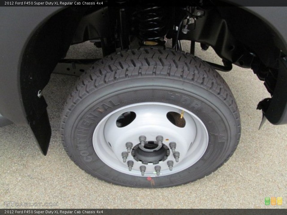 2012 Ford F450 Super Duty XL Regular Cab Chassis 4x4 Wheel and Tire Photo #67814982