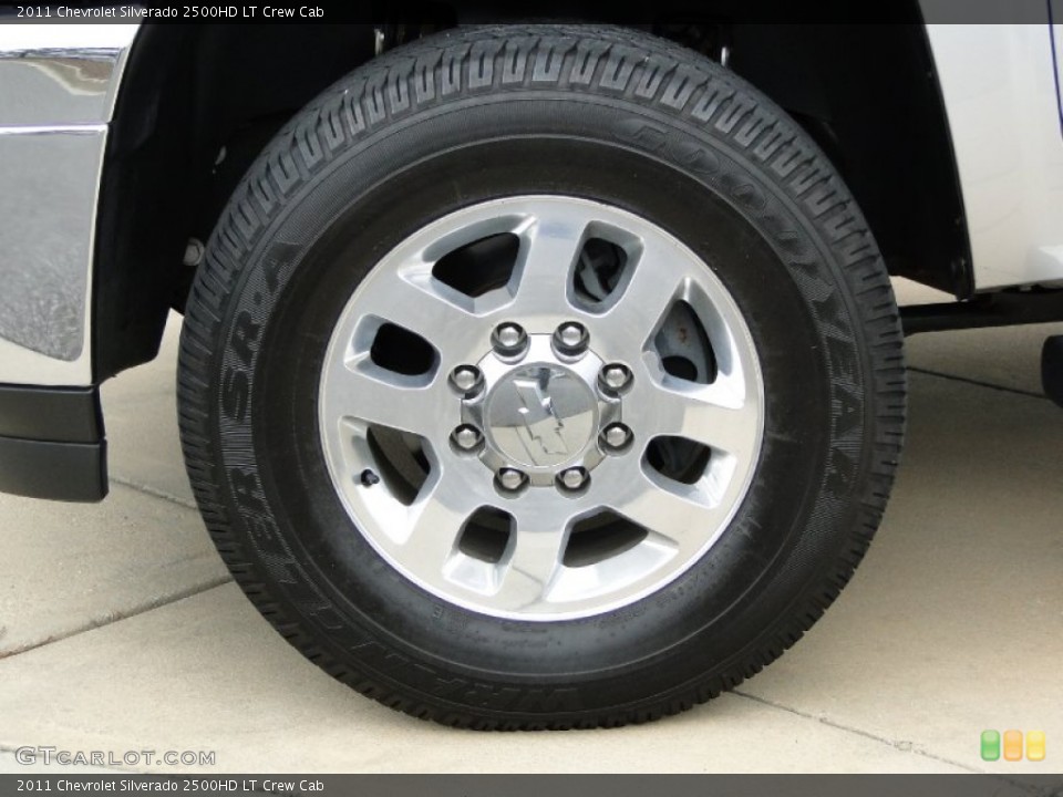 2011 Chevrolet Silverado 2500HD LT Crew Cab Wheel and Tire Photo #67829870