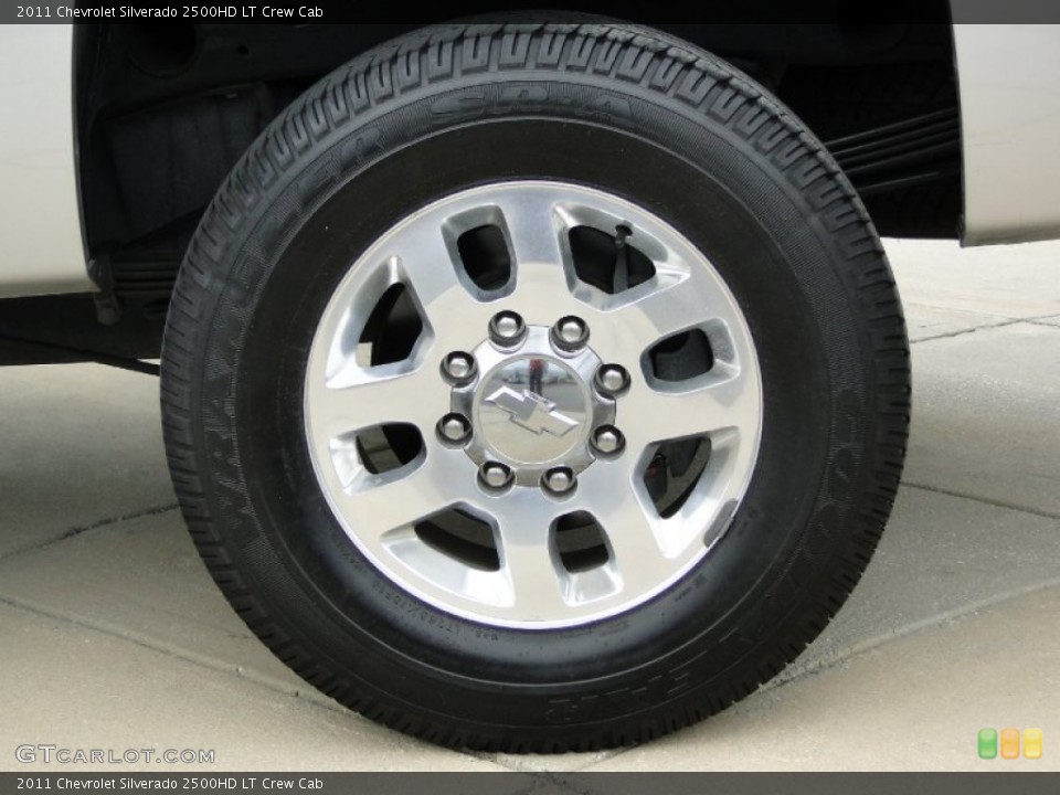 2011 Chevrolet Silverado 2500HD LT Crew Cab Wheel and Tire Photo #67829877