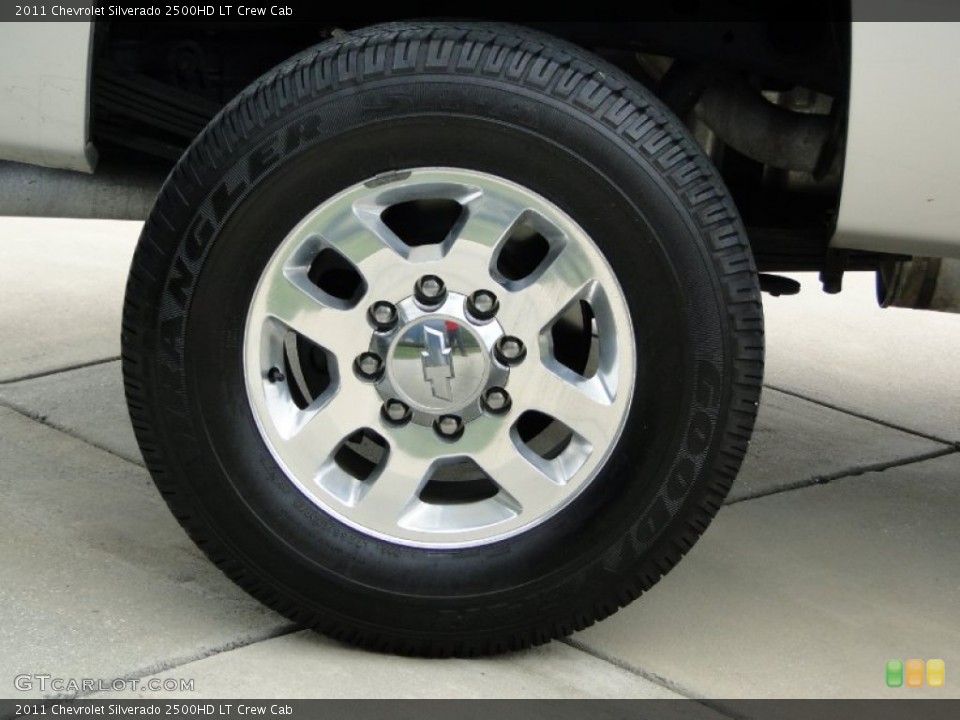 2011 Chevrolet Silverado 2500HD LT Crew Cab Wheel and Tire Photo #67829892