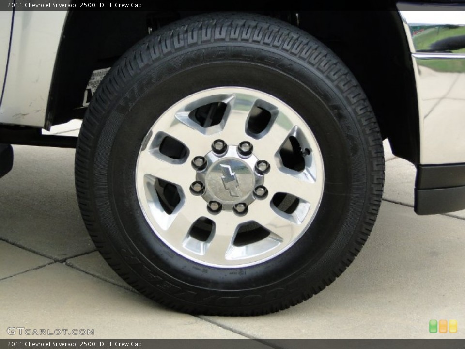 2011 Chevrolet Silverado 2500HD LT Crew Cab Wheel and Tire Photo #67829898