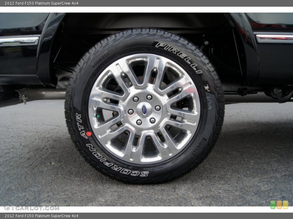 2012 Ford F150 Platinum SuperCrew 4x4 Wheel and Tire Photo #67831761
