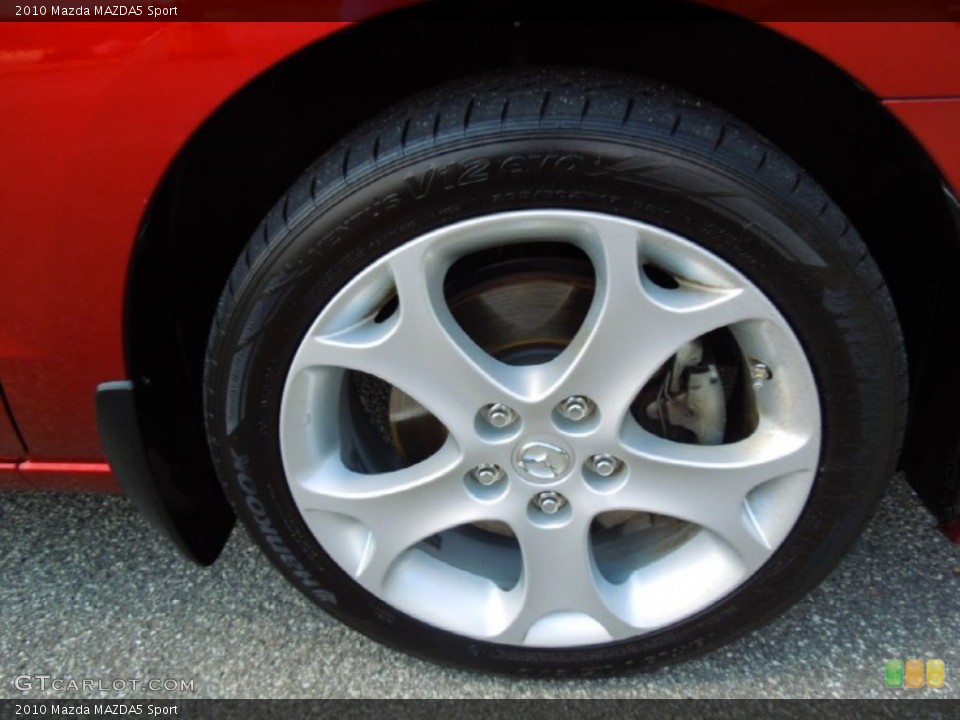 2010 Mazda MAZDA5 Sport Wheel and Tire Photo #67834923