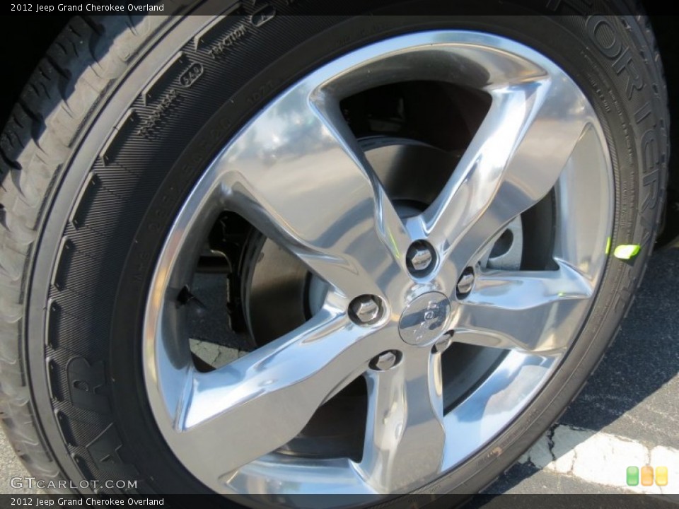 2012 Jeep Grand Cherokee Overland Wheel and Tire Photo #67835571