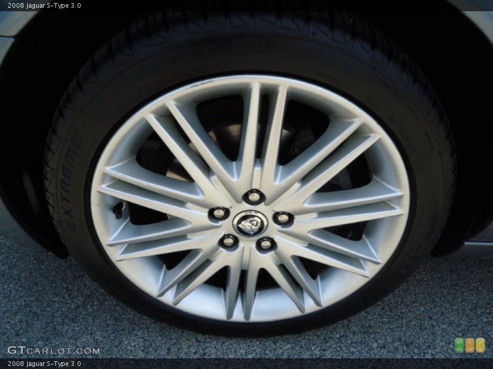 2008 Jaguar S-Type 3.0 Wheel and Tire Photo #67866646