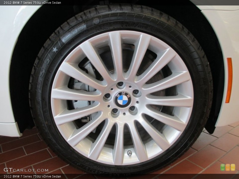 2012 BMW 7 Series 750Li xDrive Sedan Wheel and Tire Photo #67869034