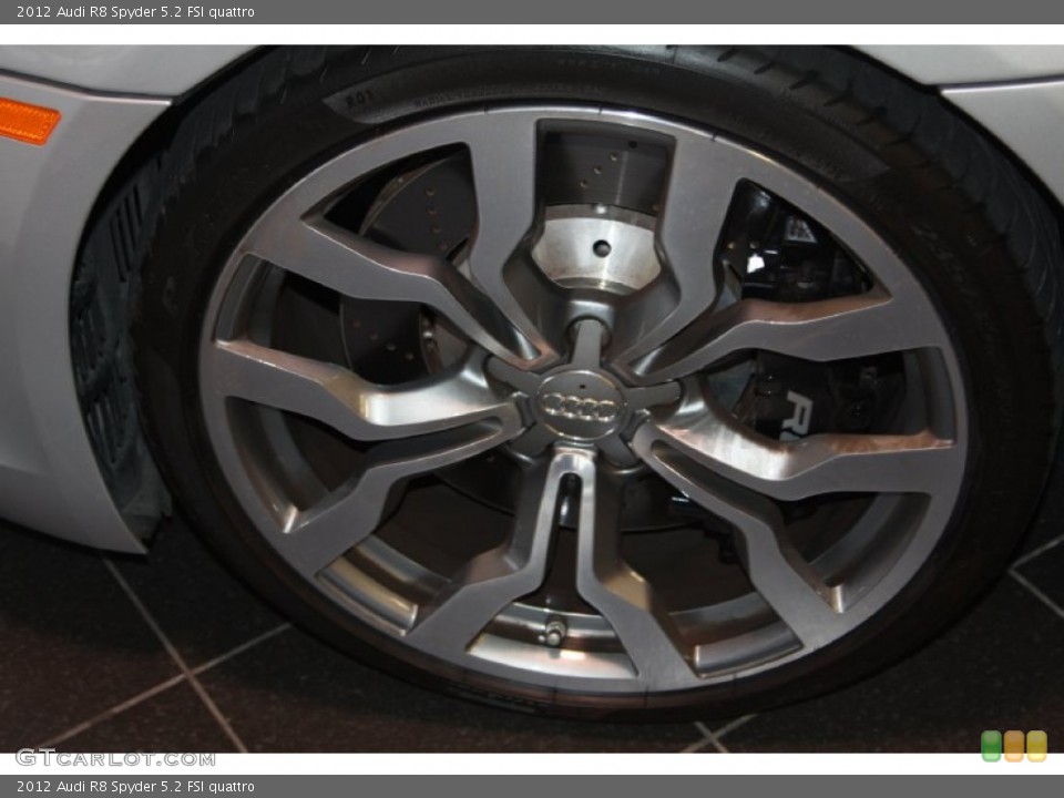 2012 Audi R8 Spyder 5.2 FSI quattro Wheel and Tire Photo #67871299