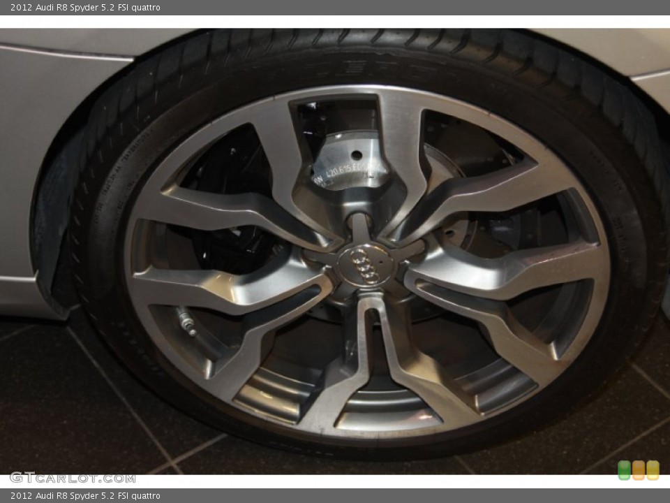 2012 Audi R8 Spyder 5.2 FSI quattro Wheel and Tire Photo #67871308
