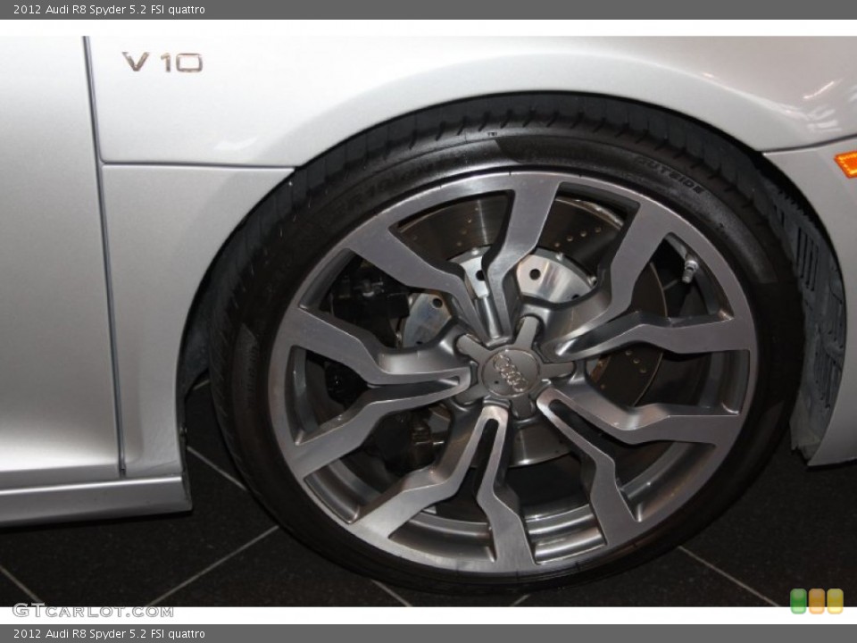 2012 Audi R8 Spyder 5.2 FSI quattro Wheel and Tire Photo #67871341