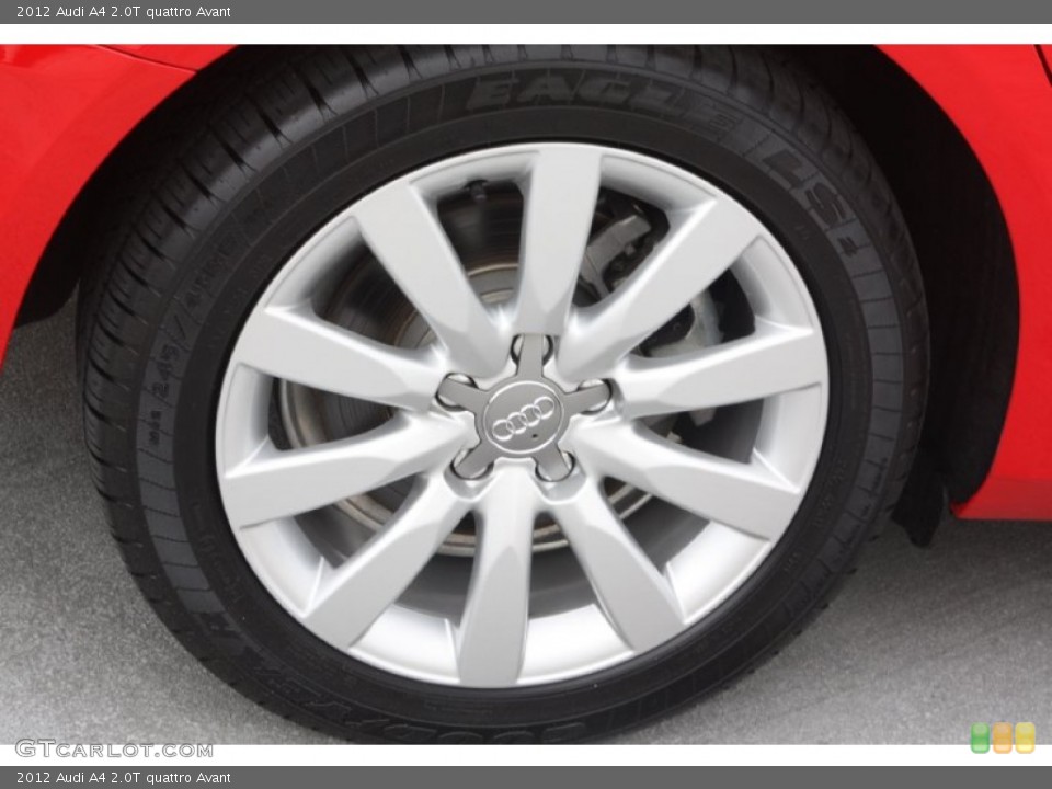 2012 Audi A4 2.0T quattro Avant Wheel and Tire Photo #67872220
