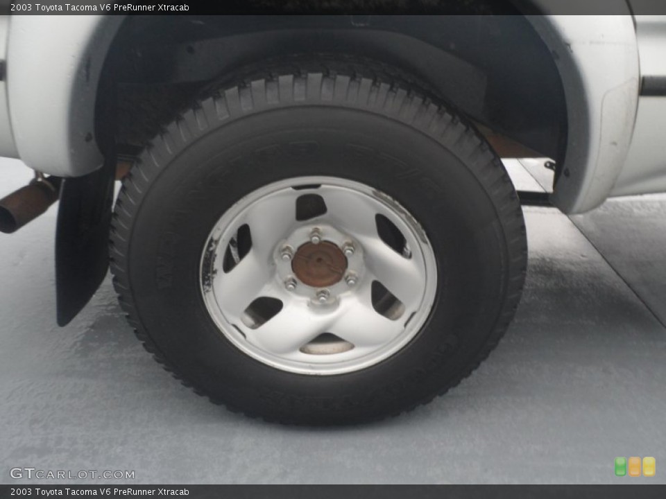 2003 Toyota Tacoma V6 PreRunner Xtracab Wheel and Tire Photo #67875721