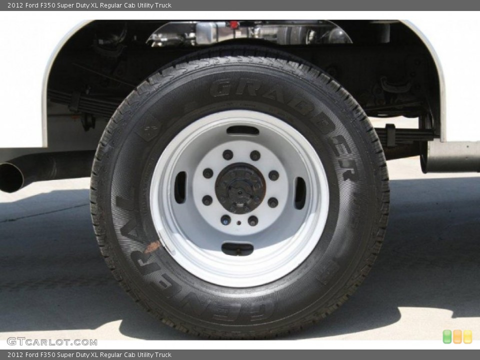 2012 Ford F350 Super Duty XL Regular Cab Utility Truck Wheel and Tire Photo #67880197