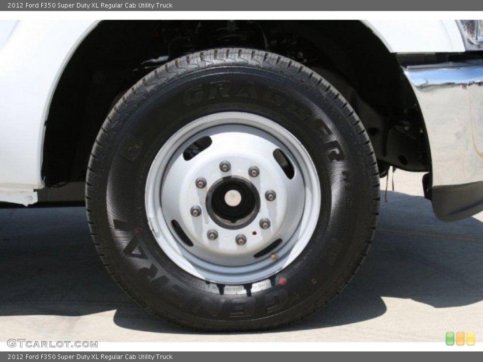 2012 Ford F350 Super Duty XL Regular Cab Utility Truck Wheel and Tire Photo #67880203