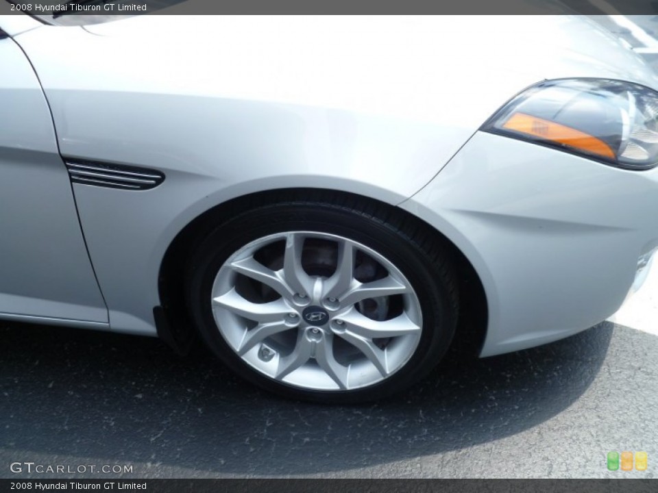 2008 Hyundai Tiburon GT Limited Wheel and Tire Photo #67887130