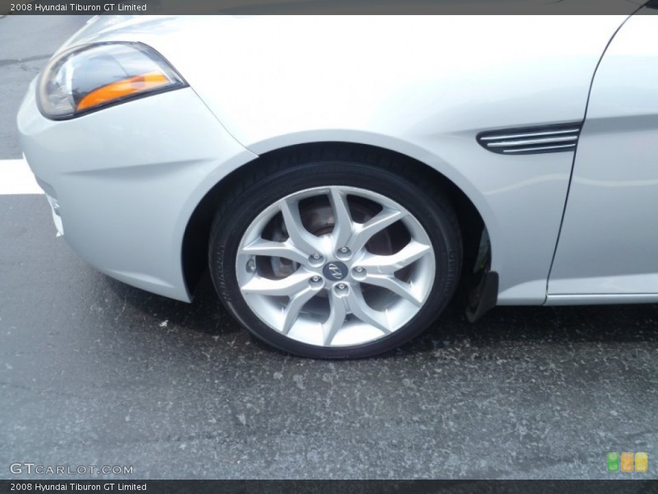 2008 Hyundai Tiburon GT Limited Wheel and Tire Photo #67887148