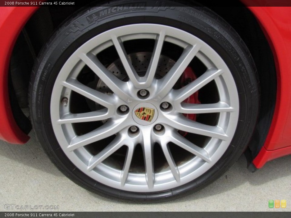 2008 Porsche 911 Carrera 4S Cabriolet Wheel and Tire Photo #67893446