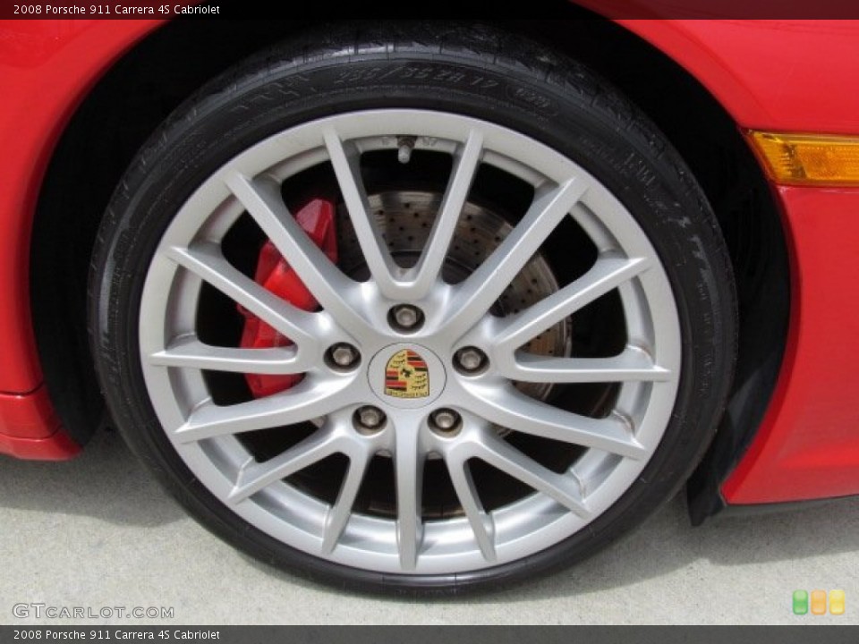 2008 Porsche 911 Carrera 4S Cabriolet Wheel and Tire Photo #67893458
