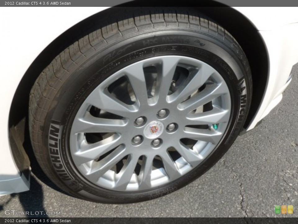2012 Cadillac CTS 4 3.6 AWD Sedan Wheel and Tire Photo #67909724