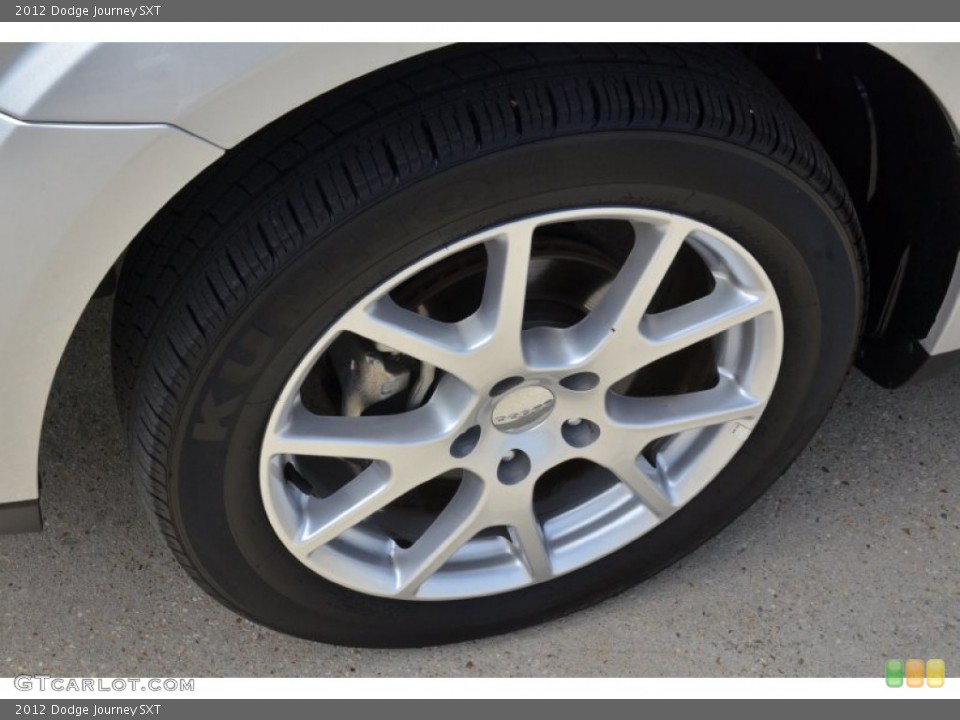 2012 Dodge Journey SXT Wheel and Tire Photo #67912496