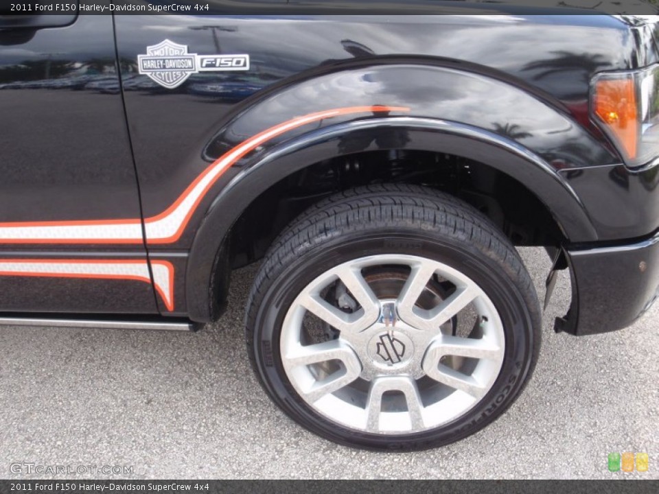 2011 Ford F150 Harley-Davidson SuperCrew 4x4 Wheel and Tire Photo #67924598
