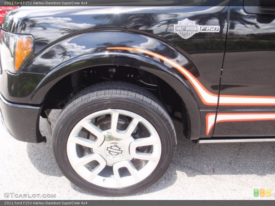 2011 Ford F150 Harley-Davidson SuperCrew 4x4 Wheel and Tire Photo #67924680
