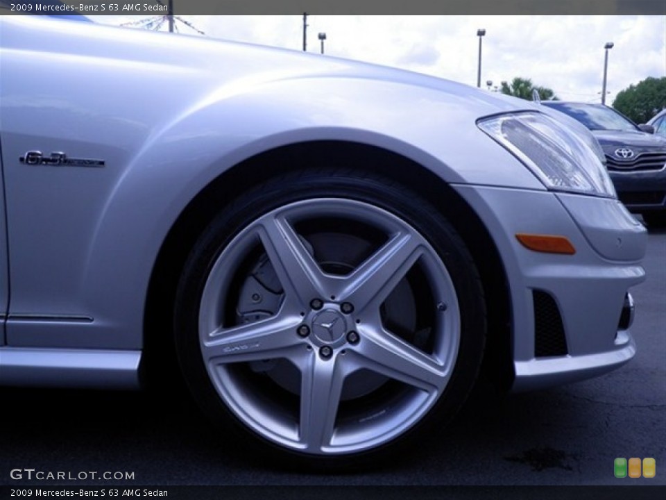 2009 Mercedes-Benz S 63 AMG Sedan Wheel and Tire Photo #67929581