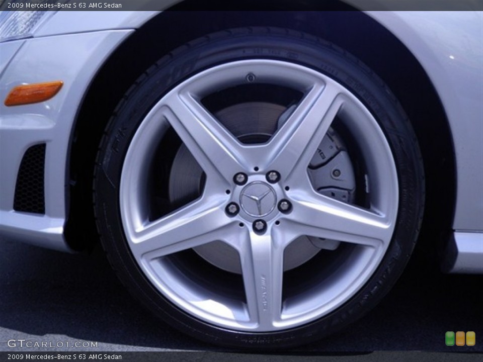 2009 Mercedes-Benz S 63 AMG Sedan Wheel and Tire Photo #67929818