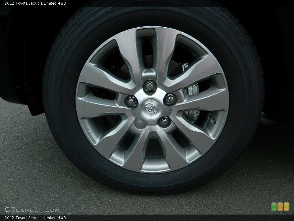 2012 Toyota Sequoia Limited 4WD Wheel and Tire Photo #67933229
