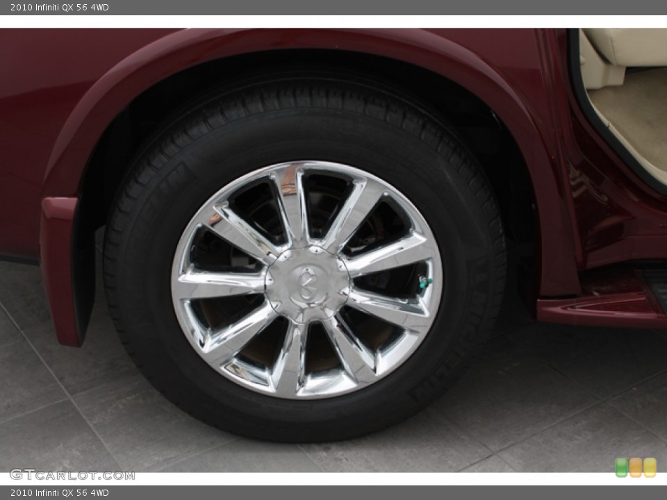 2010 Infiniti QX 56 4WD Wheel and Tire Photo #67936168